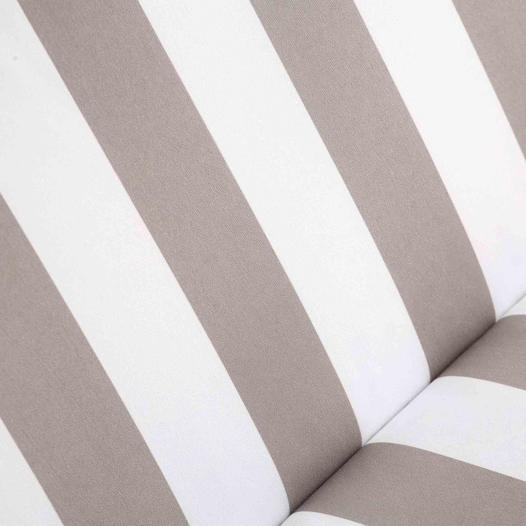 Champneys Outdoor Reclining Swing with Canopy, Taupe Striped