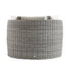 Bellagio Round Wicker Swivel Daybed, Light Grey