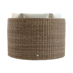 Bellagio Round Wicker Swivel Daybed, Natural