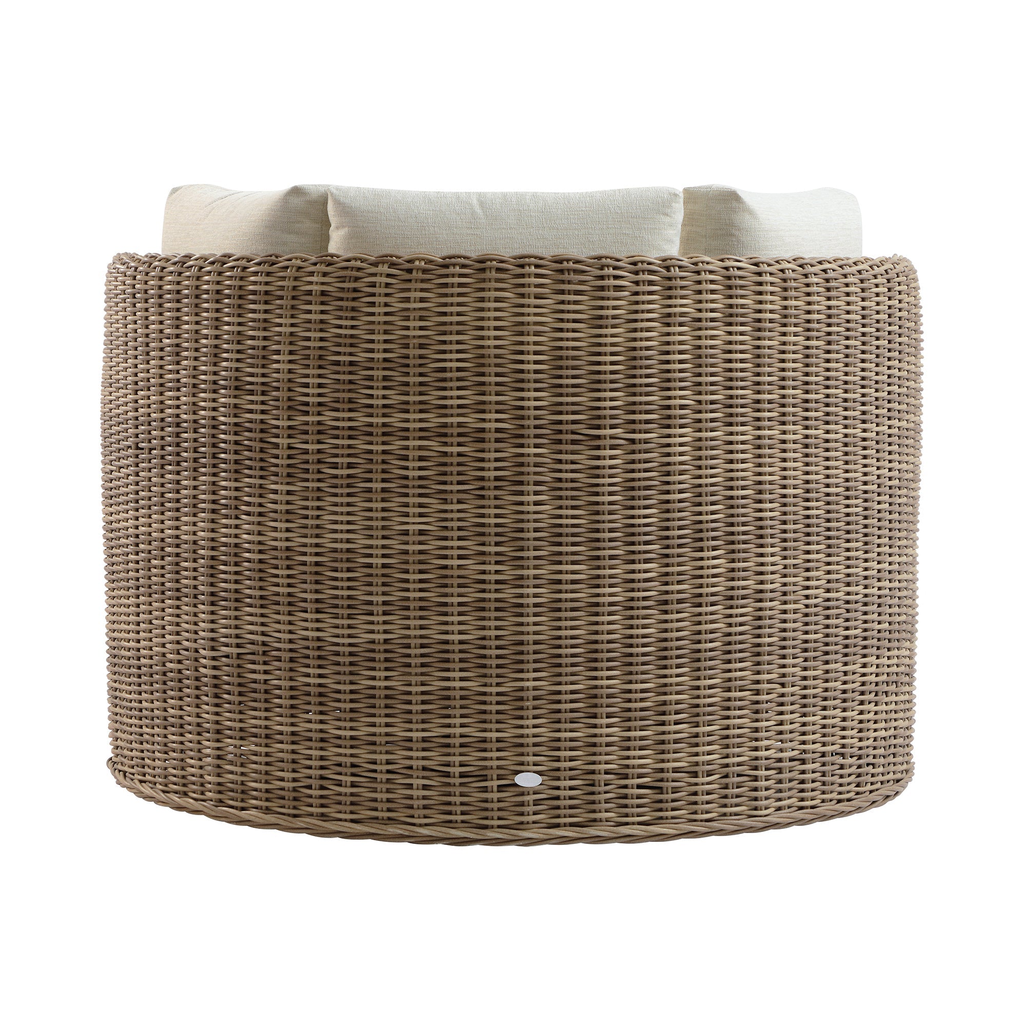 Bellagio Round Wicker Swivel Daybed, Natural