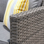 OVIOS 5-piece Patio Furniture Wicker Outdoor High-back Seating Set