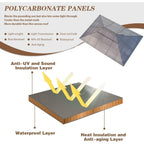 EROMMY Hardtop Gazebo,Outdoor Pergola with Double Roof & Netting & Curtains,Heavy Duty Canopy for Patio, Backyard, Pool party