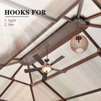 EROMMY Hardtop Gazebo,Outdoor Pergola with Double Roof & Netting & Curtains,Heavy Duty Canopy for Patio, Backyard, Pool party