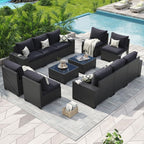 Outdoor Patio Furniture Sets with 4in Thicken Cushion