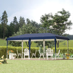 Outsunny Heavy Duty Pop Up Canopy with Sturdy Frame, UV Fighting Roof, Carry Bag for Patio, Backyard, Beach, Garden