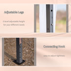 Outsunny Heavy Duty Pop Up Canopy with Sturdy Frame, UV Fighting Roof, Carry Bag for Patio, Backyard, Beach, Garden