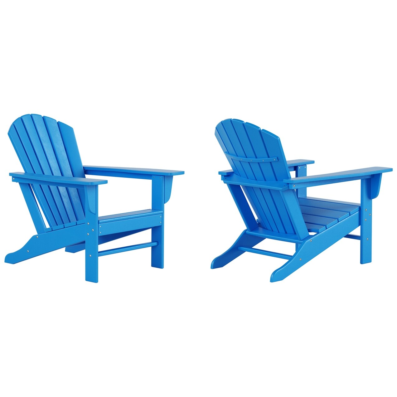Polytrends Altura Outdoor Eco-Friendly All Weather Poly Patio Adirondack Chair (Set of 2)