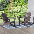 Polytrends Altura Outdoor Eco-Friendly All Weather Poly Patio Adirondack Chair (Set of 2)