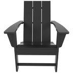 Polytrends Shoreside Modern Eco-Friendly All Weather Commercial-Residential Folding Adirondack Chair