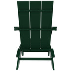 Polytrends Shoreside Modern Eco-Friendly All Weather Commercial-Residential Folding Adirondack Chair