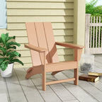 Polytrends Shoreside Modern Eco-Friendly All Weather Commercial-Residential Folding Adirondack Chair