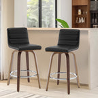 26/29 Faux Leather Swivel Bar/Counter Stools, Set of 2/3