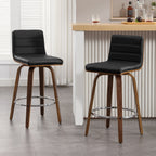 26/29 Faux Leather Swivel Bar/Counter Stools, Set of 2/3