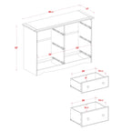 Palace Imports 100% Solid Wood 6-Drawer Dresser