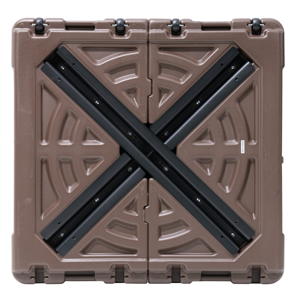 Pellebant 220 lbs Patio Cantilever Umbrella Base with Wheels - N/A