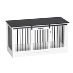 Pet Residence with Iron Tube Reinforcement Stylish & Sturdy Dog Crate