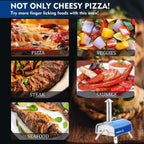 Outdoor Wood Fired Pizza Oven Portable Pizza Oven with Pizze Peel, Carry Bag - 16 inch