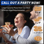 Outdoor Wood Fired Pizza Oven Portable Pizza Oven with Pizze Peel, Carry Bag - 16 inch