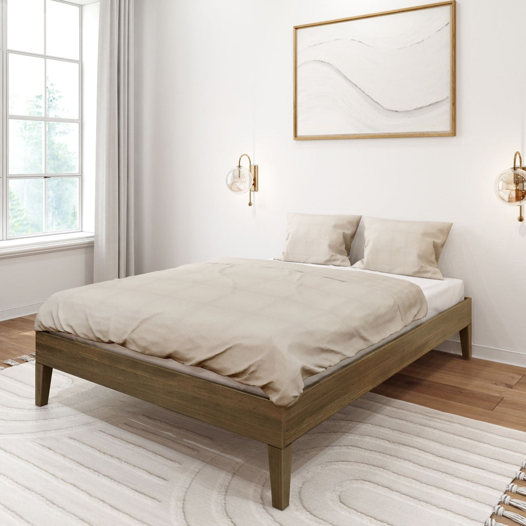 Plank and Beam Full-Size Platform Bed