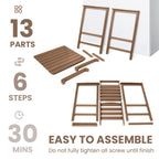 Plastic Tall adirondack Chair Set Of 3-Piece Patio Conversation Set