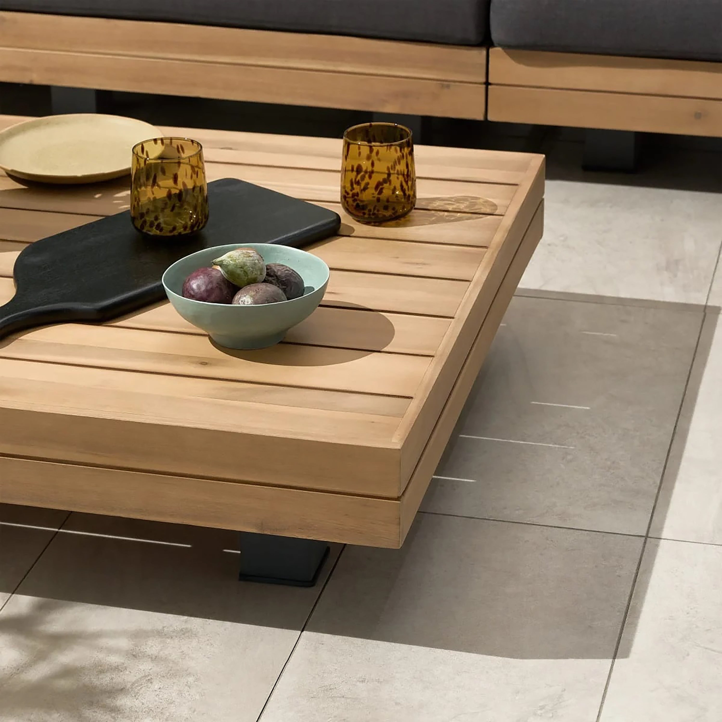 Poly & Bark Celenza 98 Outdoor/Patio Modular Corner Sectional Set with Coffee Table