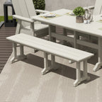 Polytrends Laguna Hdpe All Weather Outdoor Patio 65 Bench