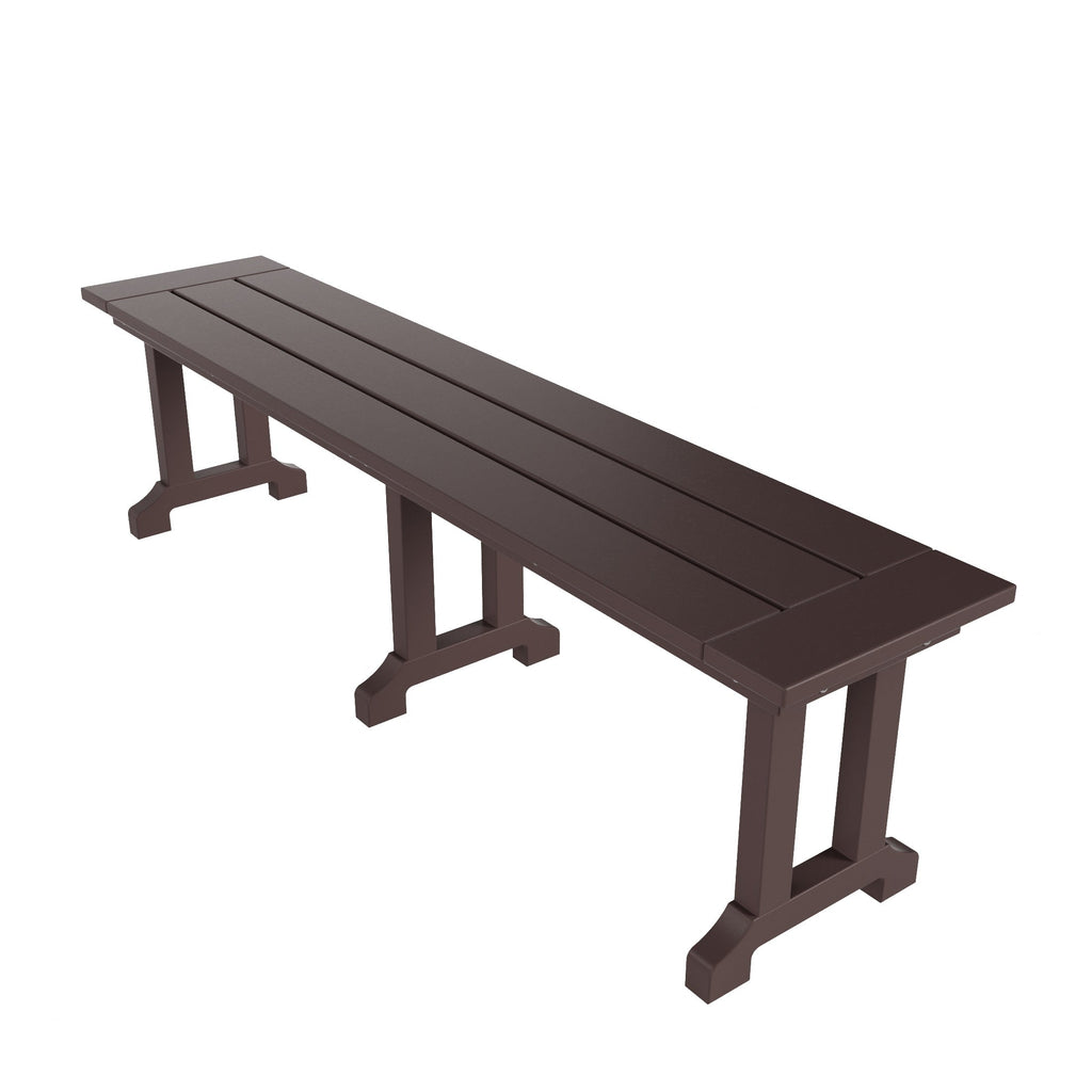Polytrends Laguna Hdpe All Weather Outdoor Patio 65 Bench