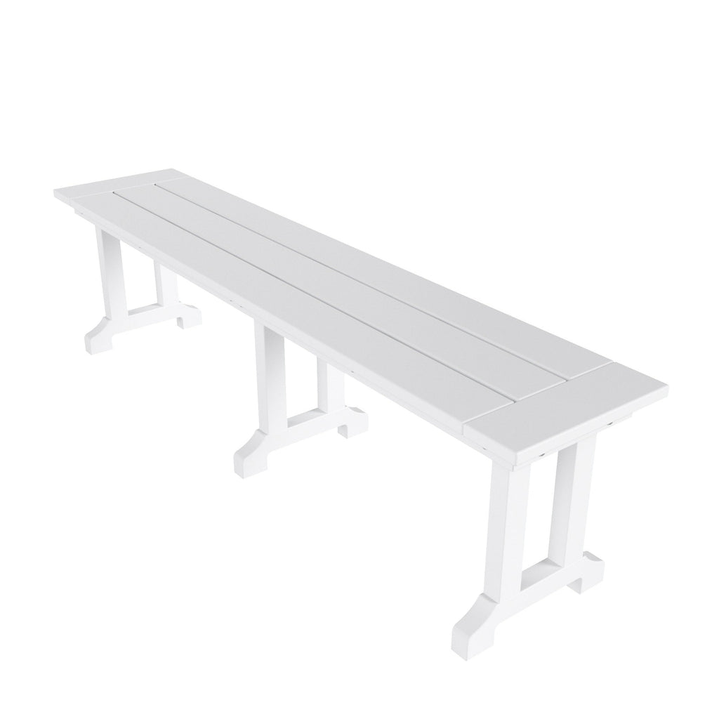 Polytrends Laguna Hdpe All Weather Outdoor Patio 65 Bench
