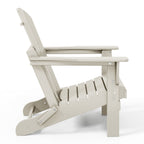 Polytrends Laguna Weather Resistant Outdoor Patio Folding Adirondack Chairs (Set of 4)