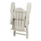 Polytrends Laguna Weather Resistant Outdoor Patio Folding Adirondack Chairs (Set of 4)