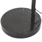 Q-Max 81 Steel Adjustable Arching Floor Lamp With Extra Large Shade and Marble Base