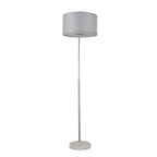 Q-Max 81 Steel Adjustable Arching Floor Lamp With Extra Large Shade and Marble Base