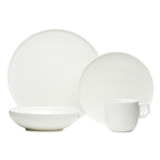 Red Vanilla Everytime White 24-piece Dinnerware Set