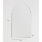 Rita Arch Modern Frameless Bathroom Vanity Mirror