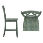 Ronda Double X-Back Counter Height Chairs (Set of 2)