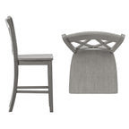 Ronda Double X-Back Counter Height Chairs (Set of 2)