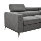 Roomfitters 122 Oversized Sectional Sofa Couch with Chaise Storage, Contemporary U-Shaped 7-Seater Sofa