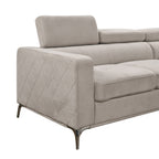 Roomfitters 122 Oversized Sectional Sofa Couch with Chaise Storage, Contemporary U-Shaped 7-Seater Sofa