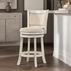Rovinj Upholstered Back Swivel Stool