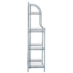 SAFAVIEH Bryn Victorian Wrought Iron 4-Tier Outdoor Bakers Rack - 25 In. W x 15 In. D x 63 In. H - 25W x 15D x 63H