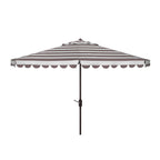 SAFAVIEH Outdoor Jaylee 11Ft Round Crank Umbrella