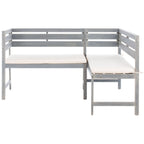 SAFAVIEH Outdoor Kenna 3-Piece Balcony Corner Lounge Set - 39Wx19Dx33H