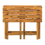 SAFAVIEH Outdoor Kenna 3-Piece Balcony Corner Lounge Set - 39Wx19Dx33H