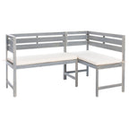 SAFAVIEH Outdoor Kenna 3-Piece Balcony Corner Lounge Set - 39Wx19Dx33H