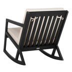 SAFAVIEH Outdoor Makaila Rocking Chair with Cushion - 26W x 31D x 38H