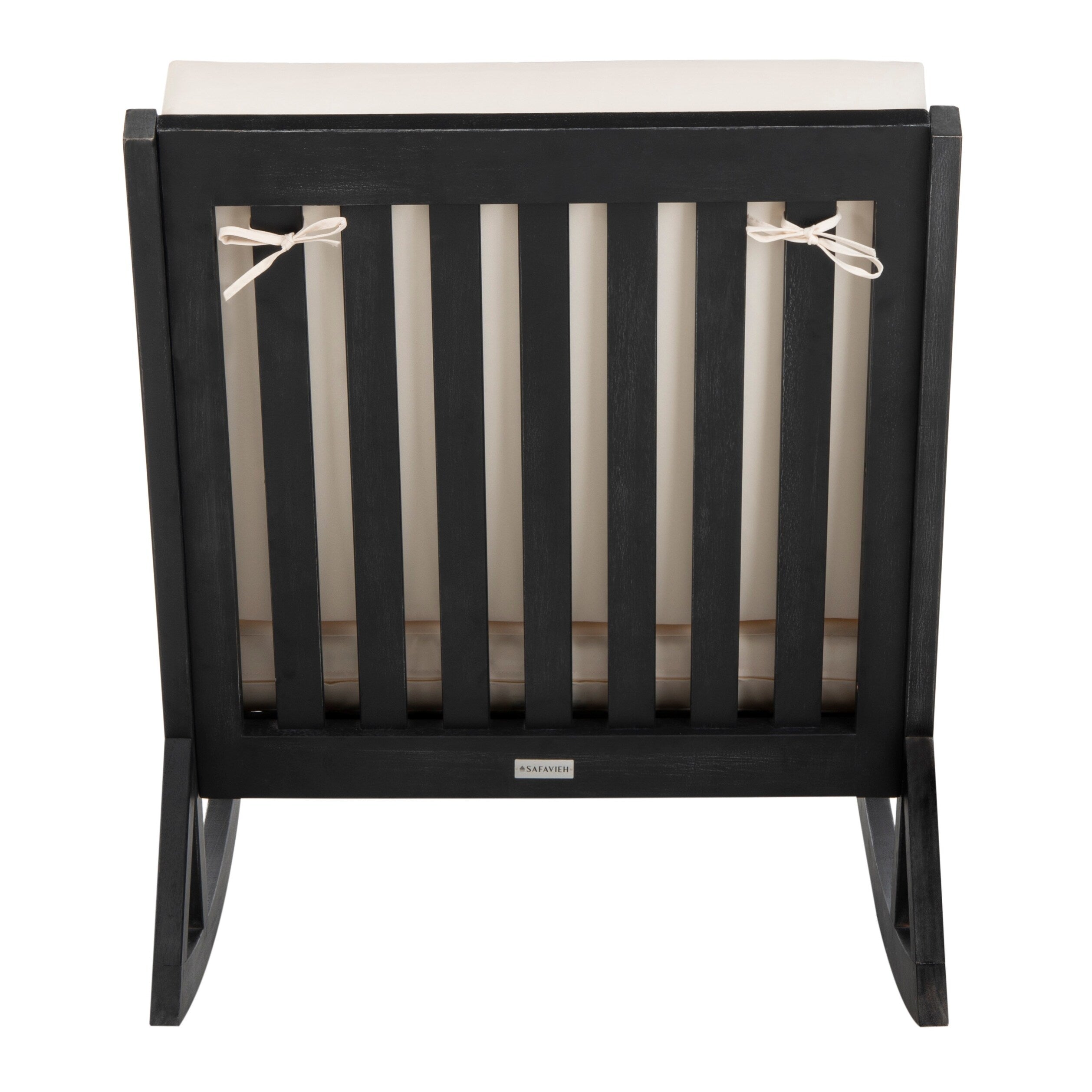 SAFAVIEH Outdoor Makaila Rocking Chair with Cushion - 26W x 31D x 38H