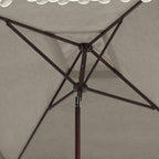 SAFAVIEH Outdoor Naima Valance 7.5 Ft Square Umbrella