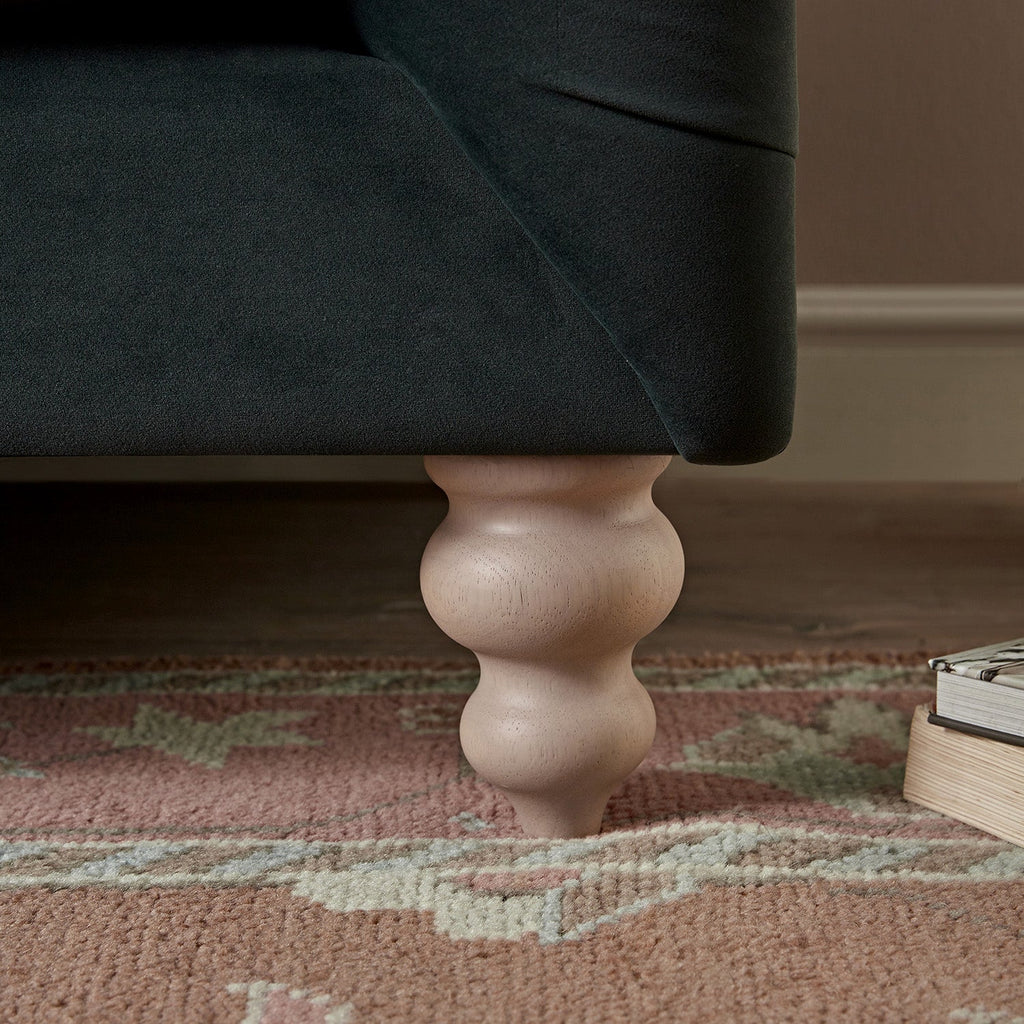 Ashby Chesterfield 2-Seater Sofa, Aegean Blue Velvet