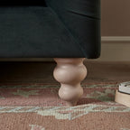 Ashby Chesterfield 2-Seater Sofa, Aegean Blue Velvet