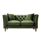 Ashby Chesterfield 2-Seater Sofa, Fern Green Velvet